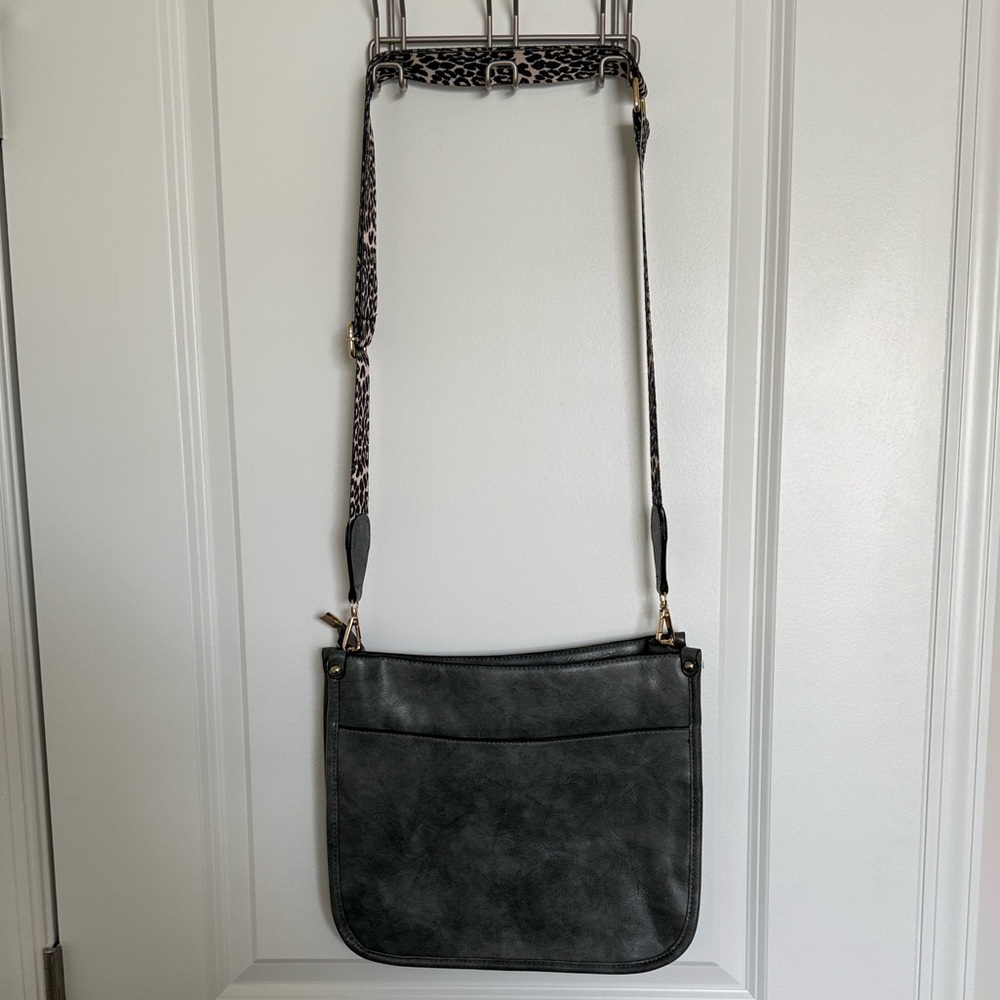 Stylish Gray Crossbody Bag